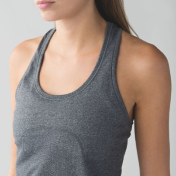 Lululemon Run Swiftly Racerback Tank Grey 6 NWOT - Picture 4 of 10